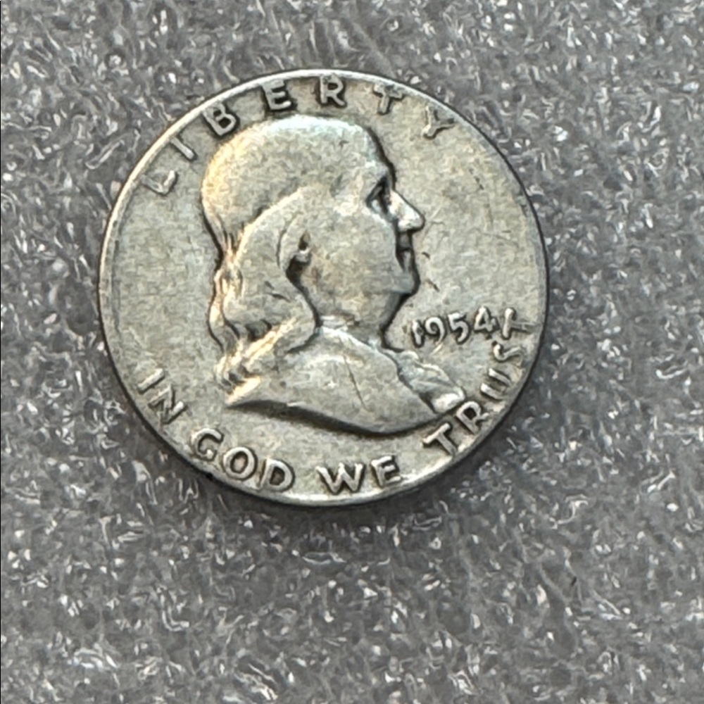 1954 Vintage Silver Coin - Picture 3 of 4